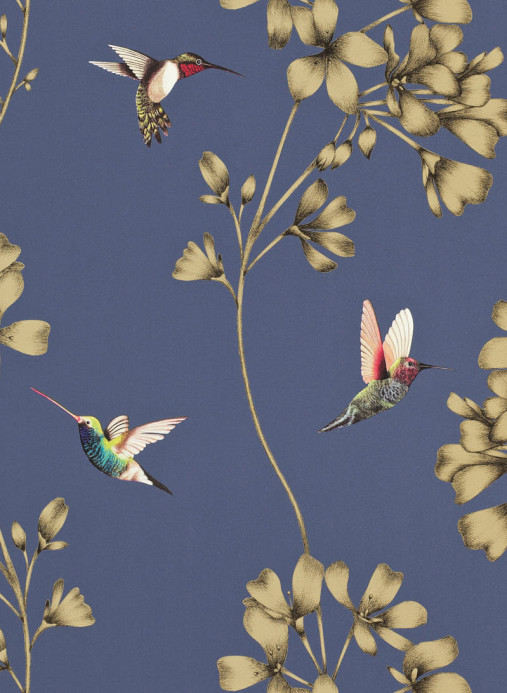 Kolibri Tapete Amazilia von Harlequin - Indigo