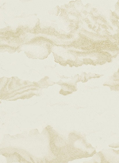 Wolken Tapete Nuvola von Harlequin - Gold/ Shell