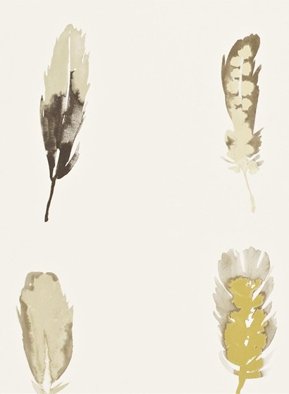 Tapete Limosa von Harlequin - Mustard/ Charcoal/ Stone