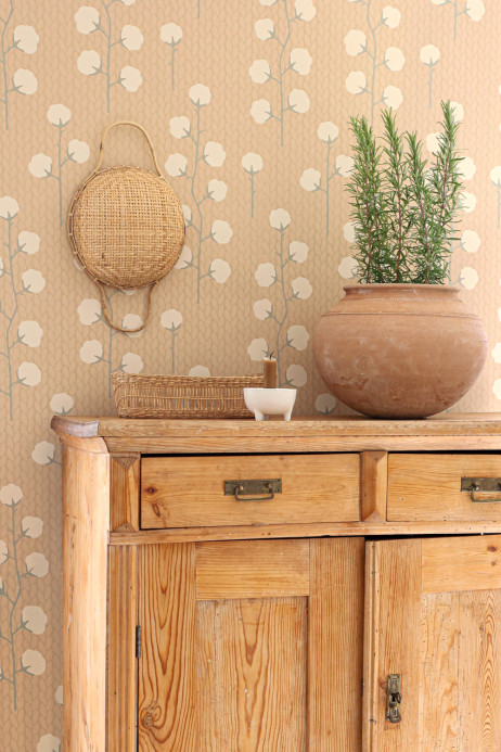 Majvillan Tapete Sweet Cotton - Desert Rose