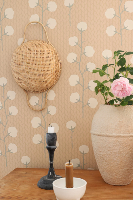 Majvillan Tapete Sweet Cotton - Desert Rose