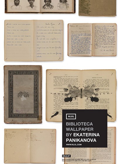 Tapete EKA-07 Bibliotheca von Ekaterina Panikanova