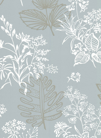 40er Jahre Tapete Norcombe von Little Greene - Welkin