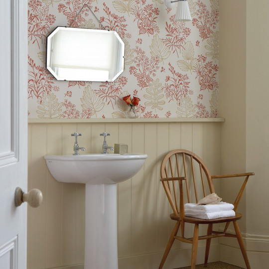 40er Jahre Tapete Norcombe von Little Greene - Jazz