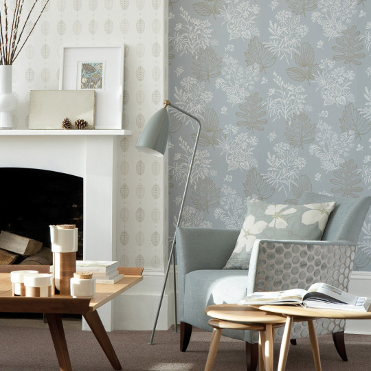 40er Jahre Tapete Norcombe von Little Greene