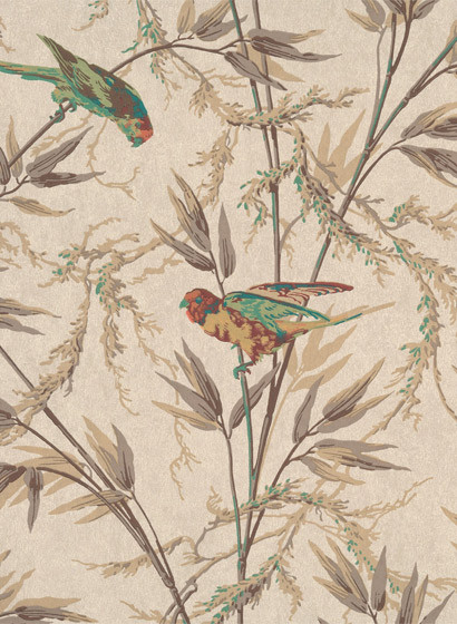 Little Greene Tapete Great Ormond Street - Cappuccino
