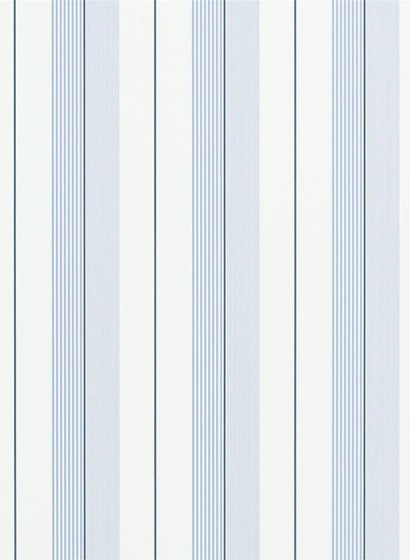 Tapete Aiden Stripe von Ralph Lauren - Blue/ Navy/ White