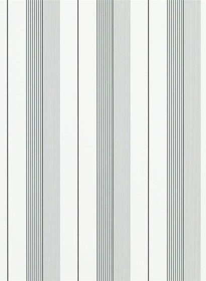 Tapete Aiden Stripe von Ralph Lauren - Black/ Grey