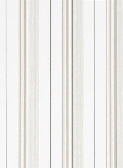 Ralph Lauren Papier peint Aiden Stripe - Natural/ White