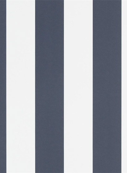 Ralph Lauren Papier peint Spalding Stripe - Navy/ White