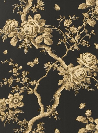 Tapete Ashfield Floral von Ralph Lauren - Tobacco