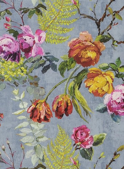 Designers Guild Tapete Tulipani - Graphite
