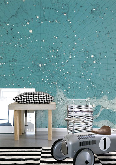 Wandbild Atlas of Astronomy von Rebel Walls