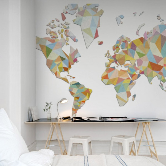 Wandbild Triangle Land von Rebel Walls