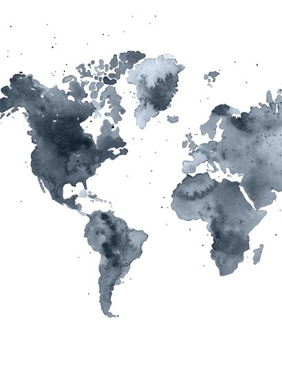 Wandbild Dusky World von Rebel Walls