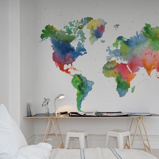 Rebel Walls Mural Rainbow/Dusky World