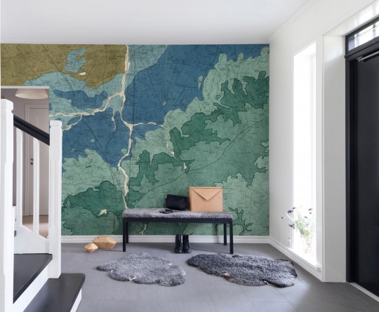 Wandbild Oxford Clay von Rebel Walls