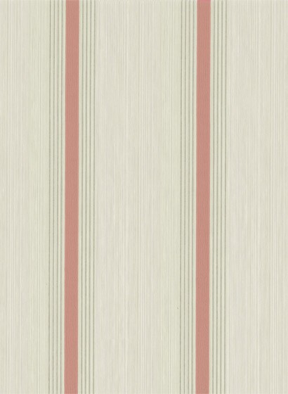 Little Greene Streifentapete Cavendish Stripe - Brush Red