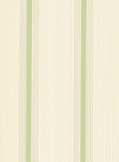 Little Greene Streifentapete Cavendish Stripe - Brush Green