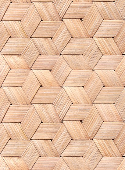 Wandbild Birch Bark Braids von Rebel Walls - Wooden