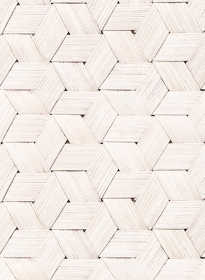 Wandbild Birch Bark Braids von Rebel Walls - White