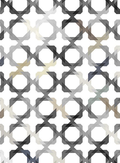 Wandbild Patchwork Play von Rebel Walls - Grey