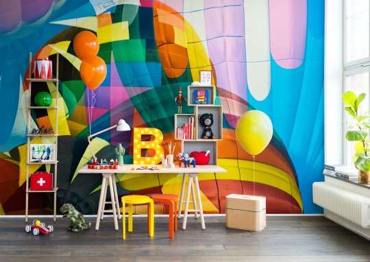 Rebel Walls Mural Balloons Flying High