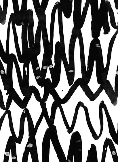 Wandbild Pulse of Passion von Rebel Walls - Black