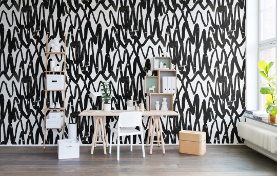 Rebel Walls Mural Pulse of Passion