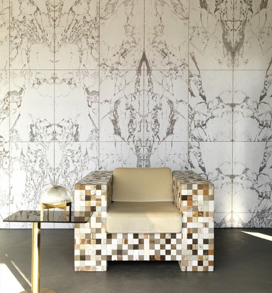 White Marble Wallpaper von Piet Hein Eek - Original