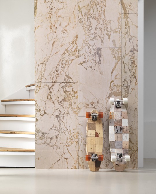 NLXL Wallpaper Beige Marble