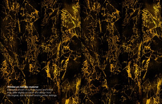 Black Metallic Marble Wallpaper von NLXL Tapeten - Original