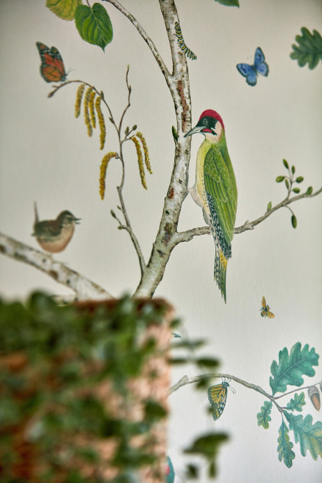 Sanderson Wallpaper Woodland Chorus - Botanical/ Multi