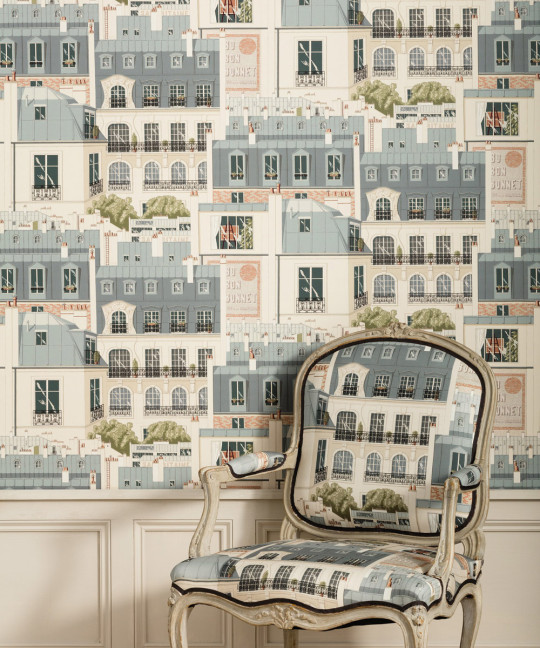 Manuel Canovas Wallpaper Les Toits de Paris