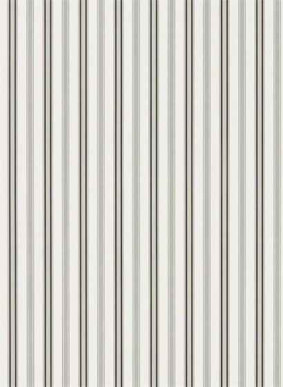 Ralph Lauren Papier peint Basil Stripe - Black