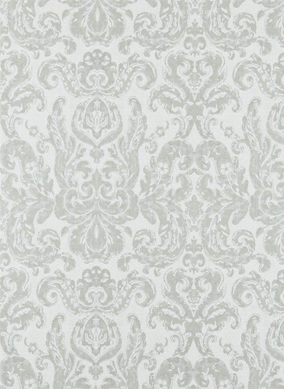 Zoffany Wallpaper Brocatello Silver