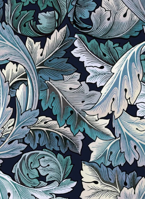 House of Hackney Tapete Acanthus - Blue/ Midnight