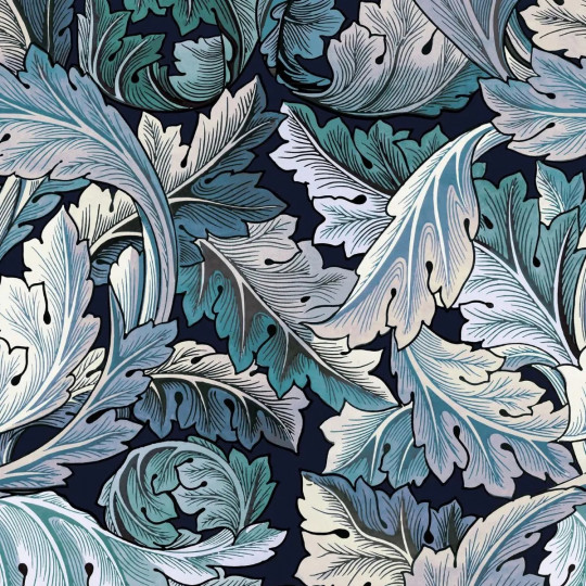 House of Hackney Tapete Acanthus - Blue/ Midnight