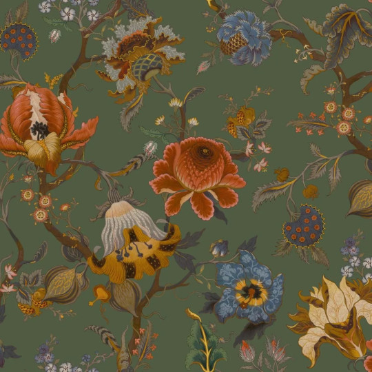 House of Hackney Papier peint Artemis - Moss-Green