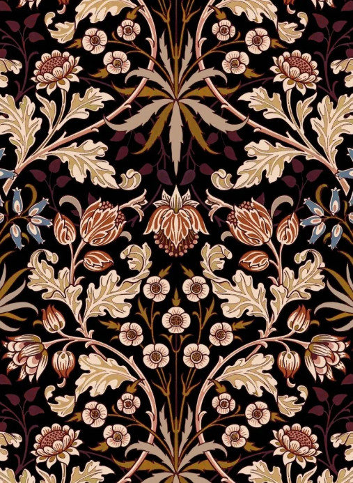 House of Hackney Wallpaper Hyacinth Black