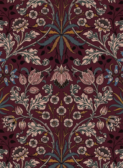 House of Hackney Wallpaper Hyacinth Mulberry