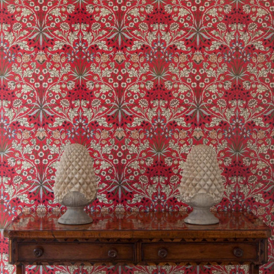 House of Hackney Tapete Hyacinth - Scarlet-Red