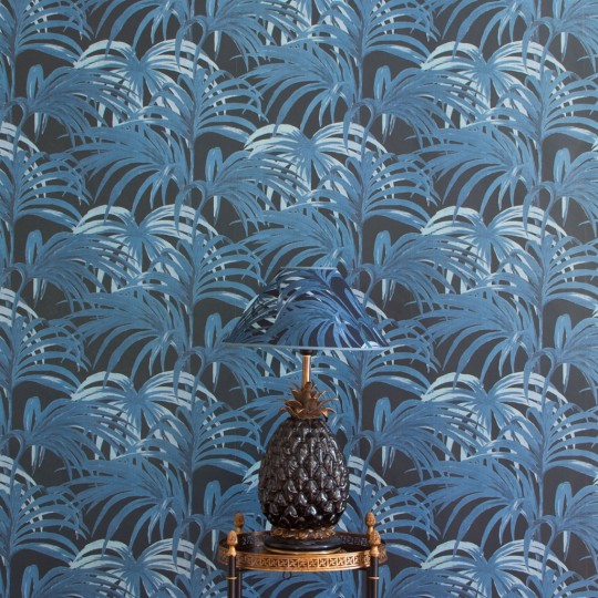 House of Hackney Wallpaper Palmeral Midnight/ Azure