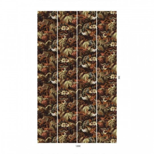 House of Hackney Wallpaper Limerence - Tobacco