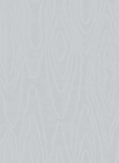 Cole & Son Wallpaper Watered Silk Ice Blue