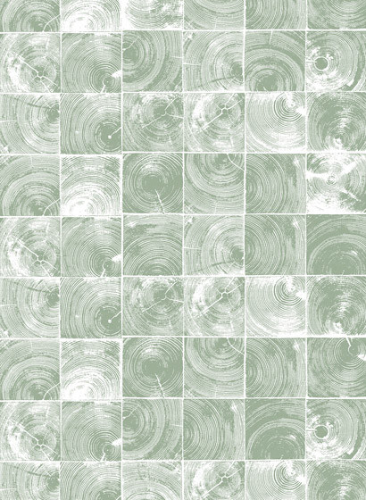 Wandbild Age Rings von Rebel Walls - Green