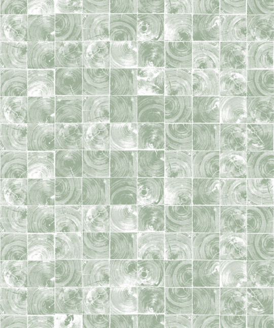 Wandbild Age Rings von Rebel Walls - Green