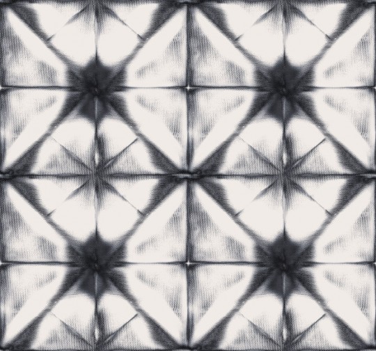 Rebel Walls Papier peint panoramique Paper Kaleidoscope - Black/ White