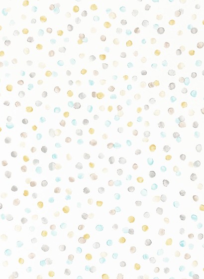 Scion Papier peint Lots of Dots - Hemp/ Biscuit/ Maize