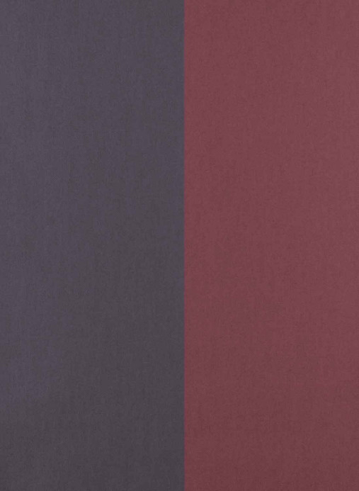 Flamant Tapete Grande Stripe - Chocolat et Rouge Castille
